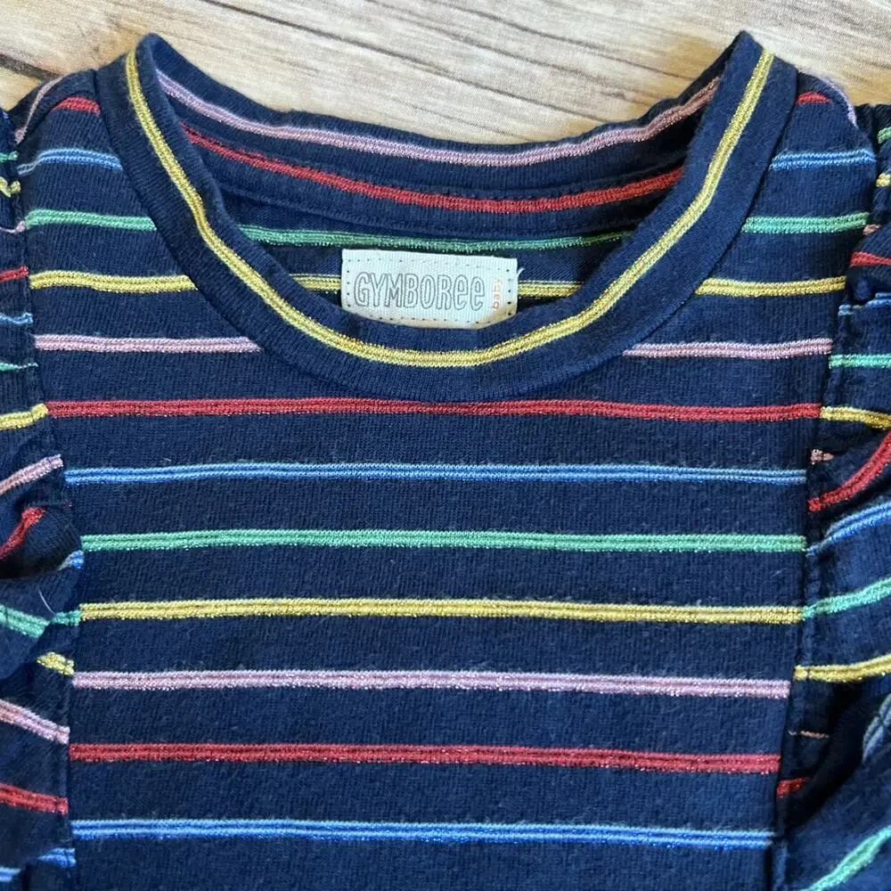 Gymboree Baby Navy Striped Outfit 12-18m